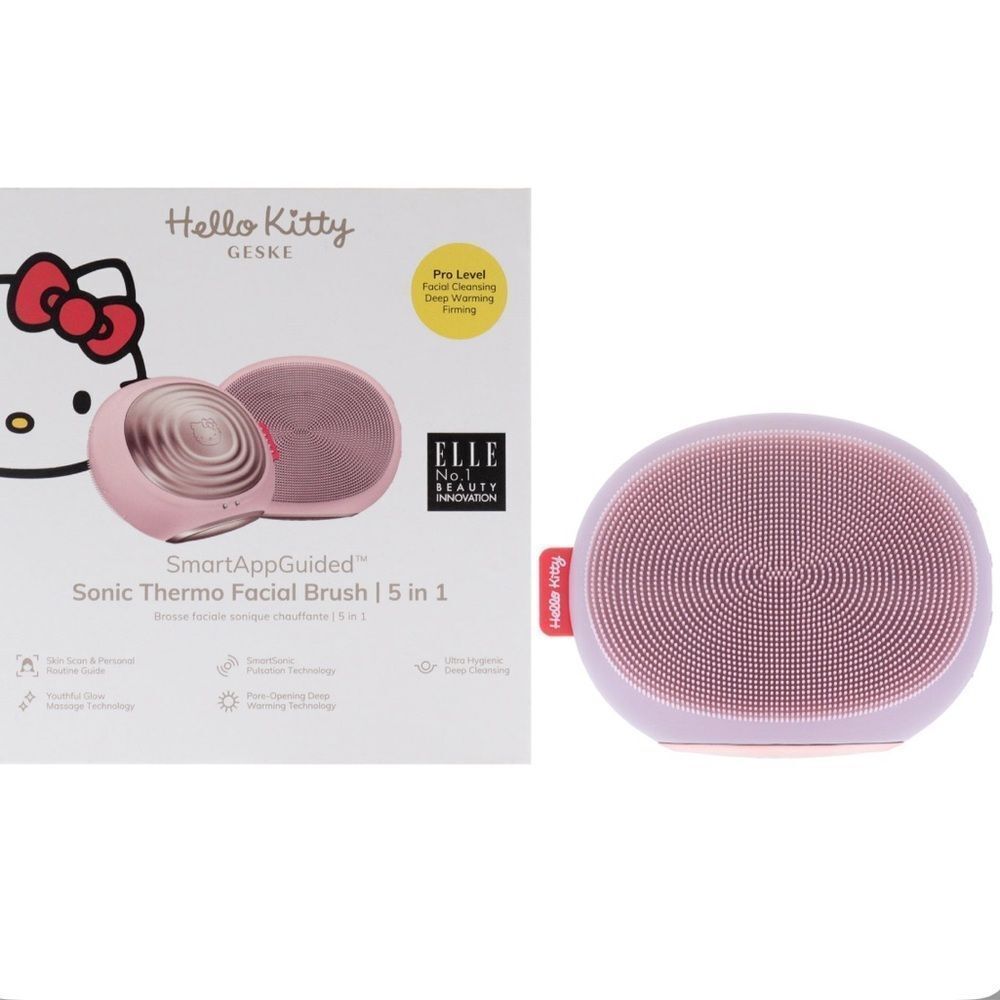 Hello Kitty smart app guided sonic Thermo facial brush